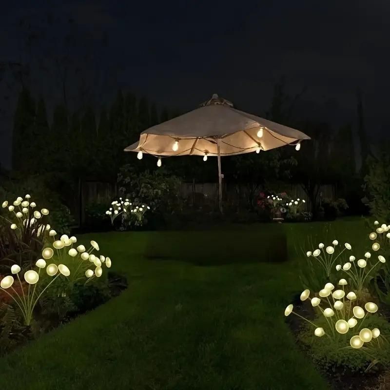 Solar LED Jellyfish Mushroom  Light For Lawn