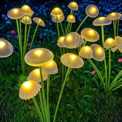 Solar LED Jellyfish Mushroom  Light For Lawn